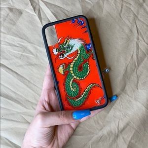 dragon wildflower iphone x/xs case